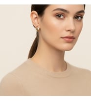 STİL İNCİSİ/ XUPING JEWELRY VELLA ZİRKON TAŞLI KÜPE (Altın)