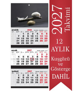 Jumbo Boy Gemici Takvimi Denizci Duvar Takvimi 39x87 cm