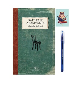 Mahalle Kahvesi - Sait Faik Abasıyanık 9786254054044 Pensan Büro Mavi Tükenmez Kalem 1mm (Renksiz)