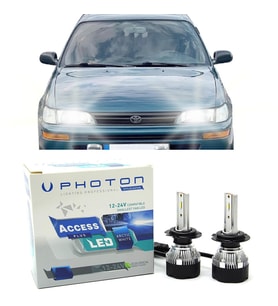 Toyota Corolla Efsane Kasa Led Xenon Sis Farı Ampulü H4 Access Yeni Seri Beyaz 1992-1998