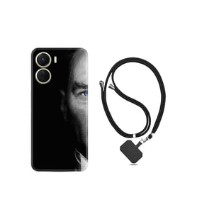 Vivo Y16 Kılıf Ipli Boyun Askılı Desenli Silikon Atatürk Portre 3 1331