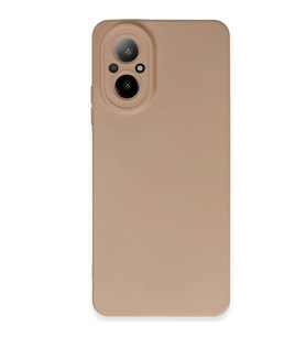 Realme 12 Lite Kılıf Nano İçi Kadife Silikon - Pudra
