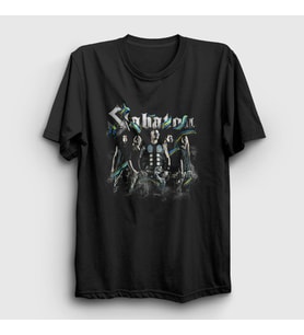 Presmono Unisex Siyah Band Sabaton T-Shirt 108508tt