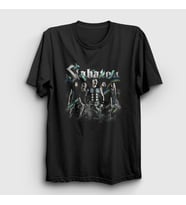 Presmono Unisex Siyah Band Sabaton T-Shirt 108508tt