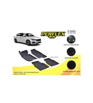 Perflex 3d X-mat Havuzlu Paspas Çeşitleri Bej Fıat Egea Sedan 2016+ 3d X-mat 5 Pcs (Siyah - Beyaz)