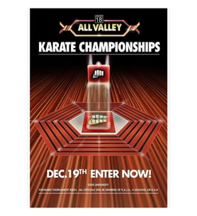 Tüm Valley Karate Tablo Ahşap Poster Dekoratif
