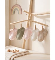 LCW baby Pembe Kaydırmaz Taban Kız Bebek Patik Çorap 5'li