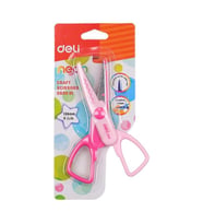 DELİ D60001 NEON CRAFT ÇOCUK MAKASI 14cm BLİSTER