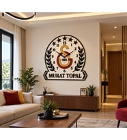 Kişiye Özel 1905 Temalı Duvar Saati – 45×40 cm – 3 mm MDF