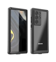 Samsung Galaxy S22 Ultra Uyumlu Kılıf 1-1 Su Geçirmez Kılıf (Siyah)
