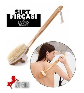 ModaCar 4 ADET Novellini Doğal Banyo Sırt ve Selülit Fırçası 716166