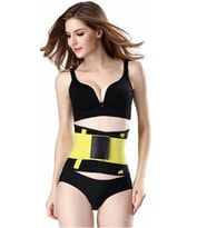 Hot Belt Termal Sauna Kemer Unisex Terletme Korsesi (sarı-siyah)