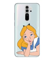 Redmi Note 8 Pro Uyumlu Alice Tasarımlı Şeffaf Telefon Kılıfı