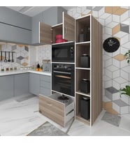Kenzlife fırın dolabı makbule crd 180*90*56 mutfak çekmeceli ayaklı banyo kiler ofis