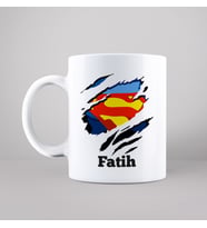 Superman Tasarımlı Kupa Kişiye Özel