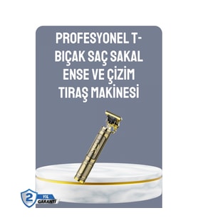Mey İthalat® LCD Ekranlı Şarjlı Tıraş Makinesi Erkek Saç Sakal Kesme