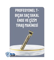 Mey İthalat® LCD Ekranlı Şarjlı Tıraş Makinesi Erkek Saç Sakal Kesme