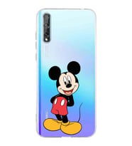 Huawei P Smart s  Kamera korumalı Kapak Mickey Mouse Tasarımlı  Şeffaf Kılıf