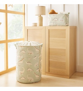Ocean Home Textile 2'li Çocuk Odası Dinozor Sepet Set 1 Adet 30 x 21 x 18 / 36 x 48 cm