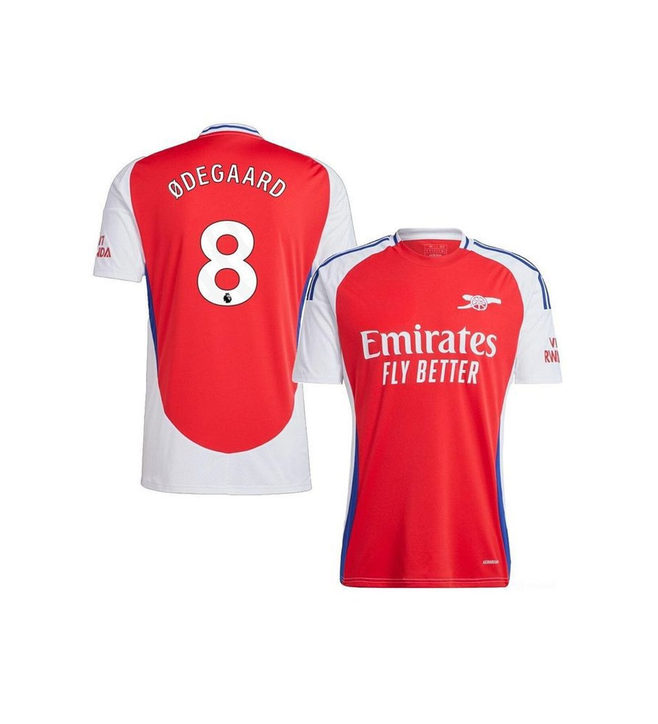 A.R.S.E.N.A.L Yeni Sezon Martin Odegaard 8 İç Saha Kırmızı/Beyaz Forma