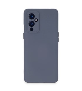 One Plus 9 Kılıf Nano İçi Kadife Silikon - Gri