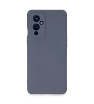 One Plus 9 Kılıf Nano İçi Kadife Silikon - Gri