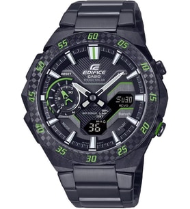 Casio Edifice ECB-2200RC-1A3DF Güneş Enerjili Erkek Kol Saati (Siyah)