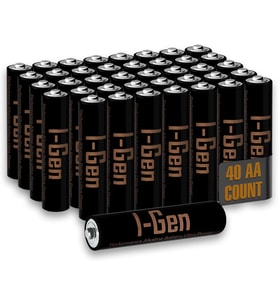 Lexroo A114 Ultra Alkalin AA Kalem Pil 40'lı Paket LR6 1.5V