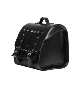 Cooper Cruiser Motosiklet Arka Çanta Valiz Tipi Suni Deri Motor Tur Bagaj Çantası 20lt