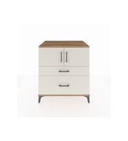 Kronos Şifonyer 2 Raflı 2 Çekmeceli 2 Kapaklı 88x59x96 Çam-Aytaşı