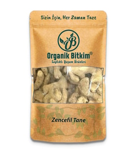 Organik Bitkim Zencefil Tane 1000 gr
