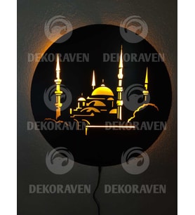 Camii Led Işıklı Tablo