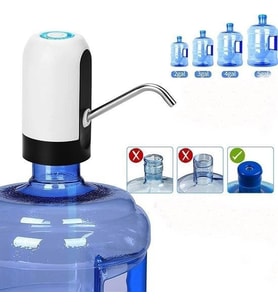 By Nevser® Usb ile Şarj Edilebilir Elektrikli  Otomatik Damacana Su Pompası (STD)