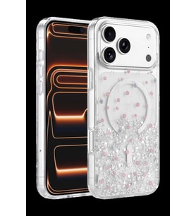 Onegif iPhone 17 Pro Max Misk Simli Magsafe Kapak - Desen 1