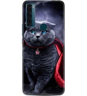 Tcl 20 Se Kılıf Excode Silikon Desen Özel Seri Super Cat 1666