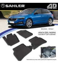 Skoda Scala Havuzlu Paspas 4,5D Sahler 2020
