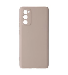 Samsung Galaxy S20 Fe Kılıf Nano İçi Kadife Silikon - Pudra
