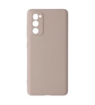 Samsung Galaxy S20 Fe Kılıf Nano İçi Kadife Silikon - Pudra