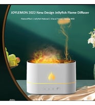 200ML Ultrasonik Usb Serin Mist Maker Mini Hava Nemlendirici Aromaterapi Yangın Gece Lambası Difüzör (Siyah)