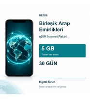 Northcity Birleşik Arap Emirlikleri eSIM İnternet Paketi 5 GB 30 Gün