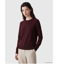 LCW Comfort Bordo Bisiklet Yaka Kadın Triko Kazak