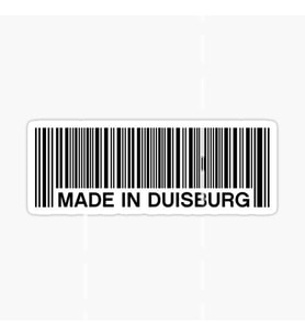 Made in Germany Araba Leptop Oto Sticker 13cm 4 Adet D