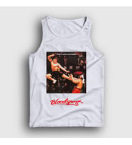 Presmono Unisex Beyaz Bloodsport V3 Film Jean Claude Van Damme Atlet 259283tt