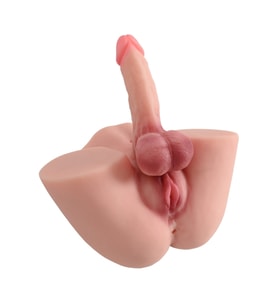 L-Join Gerçekçi 2.6 Kg Trans Kalça Vajina Mastürbatör Dildo