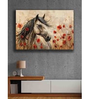 Koç stüdyo Modern tasarım kanvas tablo 50x70 (Çok Renkli)