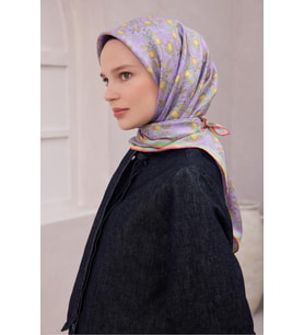 Belli % 100 Twill İpek Eşarp 4212D 55