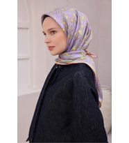 Belli % 100 Twill İpek Eşarp 4212D 55