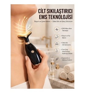 Mey İthalat® Yüz Ve Boyun Kırşıklık Giderici Ems Güzellik Cihazı Gıdık,Sarkma,Kırışıklık Yüz Masaj A