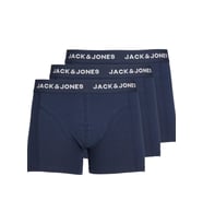 Jack & Jones Erkek 3'lü Paket Mavi Boxer Seti - Anthony