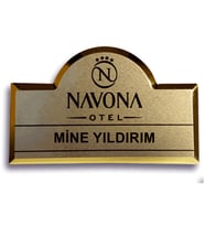 Gold Renkli Yaka İsimliği